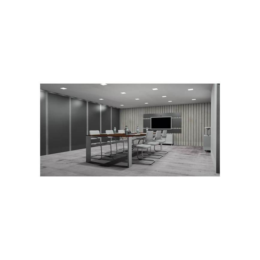 LED Süvistatav valgusti LED/12W/230V