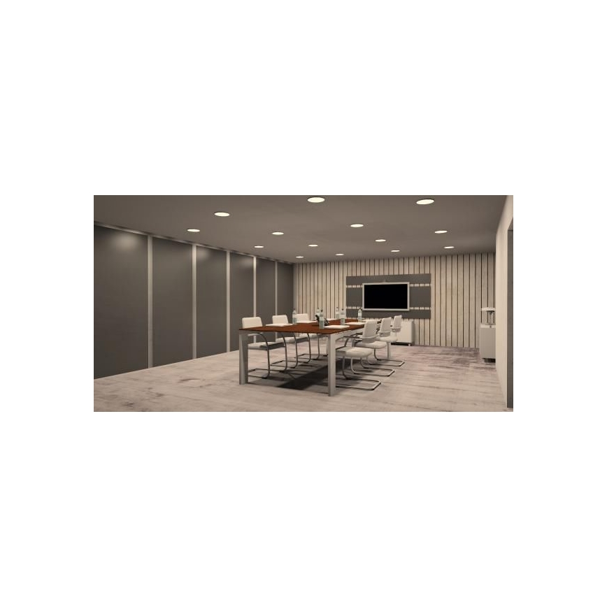 LED Süvistatav valgusti LED/12W/230V IP40