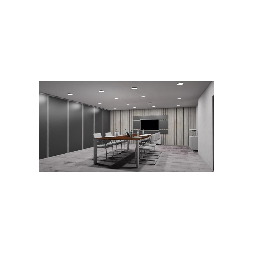LED Süvistatav valgusti LED/12W/230V IP40