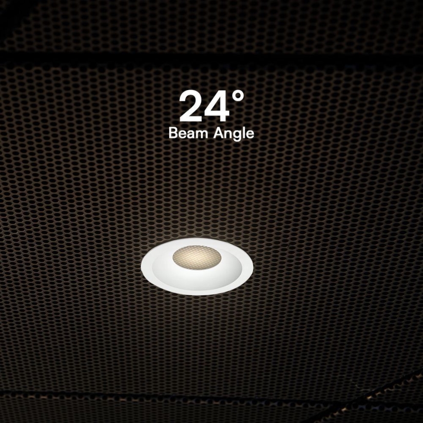 LED Süvistatav valgusti LED/18W/230V 3000/4000/6400K d. 10,6 cm valge