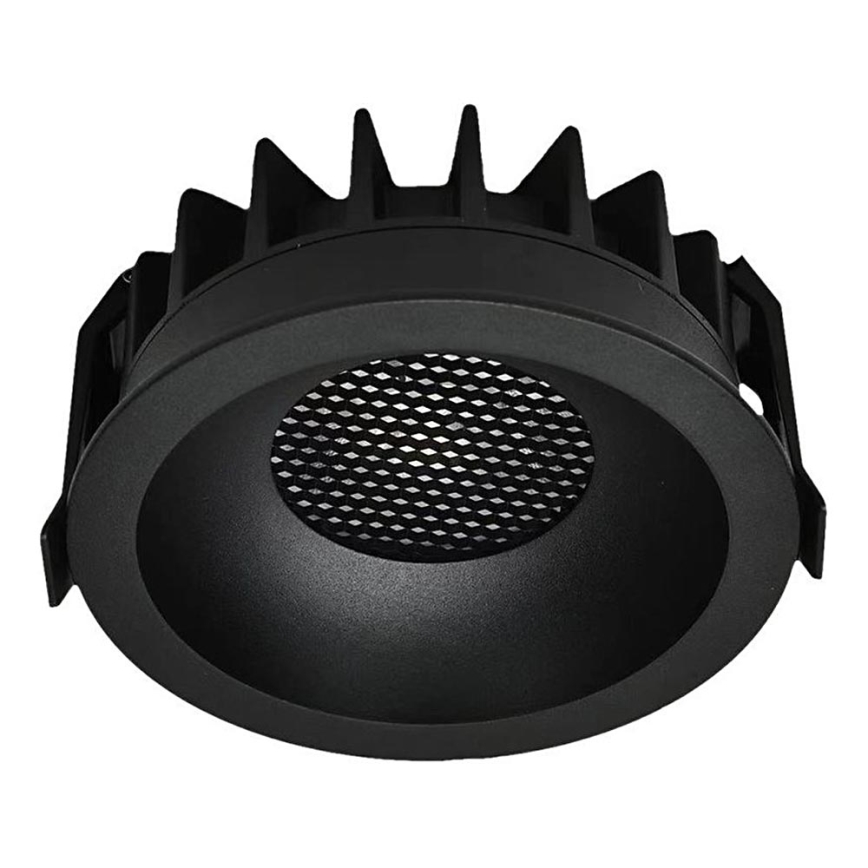 LED Süvistatav valgusti LED/18W/230V 3000/4000/6400K ø 10,6 cm must