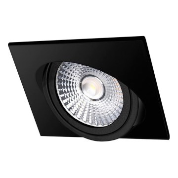 LED Süvistatav valgusti LED/18W/230V 4000K 11,5x11,5 cm must