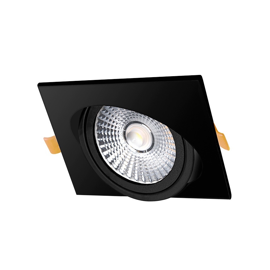 LED Süvistatav valgusti LED/18W/230V 4000K 11,5x11,5 cm must