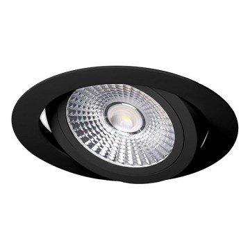 LED Süvistatav valgusti LED/18W/230V 4000K d. 11,5 cm must