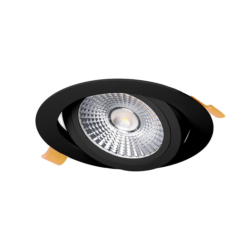 LED Süvistatav valgusti LED/18W/230V 4000K d. 11,5 cm must