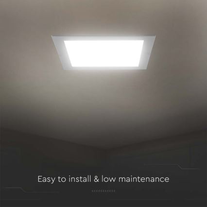 LED Süvistatav valgusti LED/24W/230V 29,5x29,5 cm 3000K valge