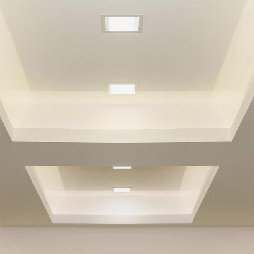 LED Süvistatav valgusti LED/3W/230V 9x9 cm 4000K valge