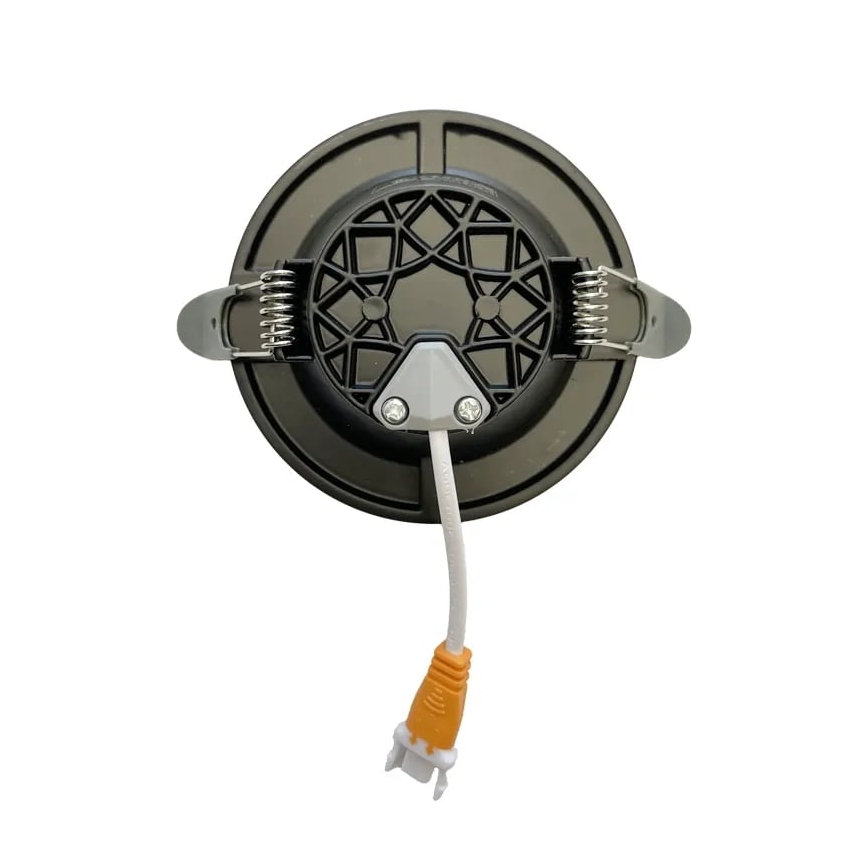 LED Süvistatav valgusti LED/7,5W/230V 4000K must/hõbedane