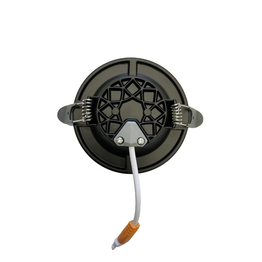 LED Süvistatav valgusti LED/7,5W/230V 4000K must/kuldne