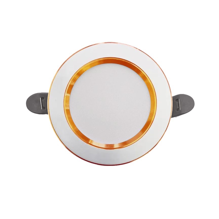 LED Süvistatav valgusti LED/7,5W/230V 4000K valge/kuldne