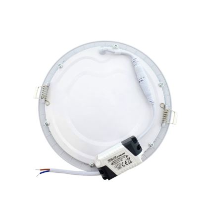 LED Süvistatav valgusti QTEC LED/12W/230V 6500K d. 16,7 cm