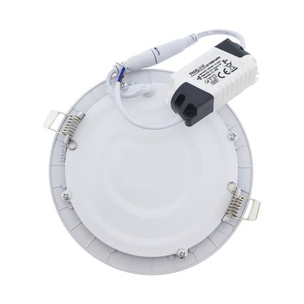 LED Süvistatav valgusti QTEC LED/12W/230V 6500K d. 16,7 cm