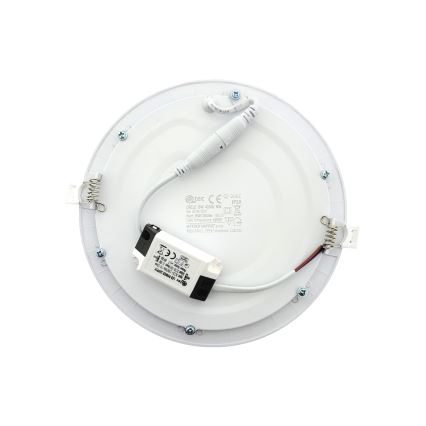 LED Süvistatav valgusti QTEC LED/15W/230V 4200K d. 18,8 cm