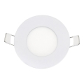 LED Süvistatav valgusti QTEC LED/3W/230V 2700K d. 8,3 cm