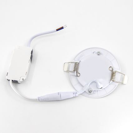 LED Süvistatav valgusti QTEC LED/3W/230V 4200K d. 8,3 cm