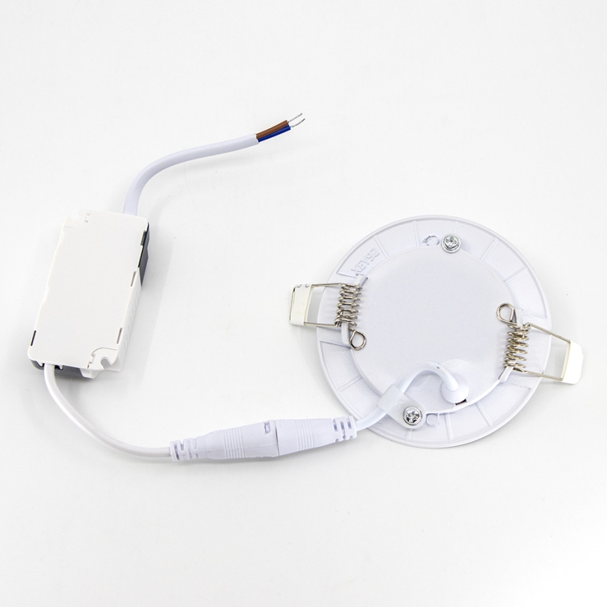 LED Süvistatav valgusti QTEC LED/3W/230V 4200K d. 8,3 cm