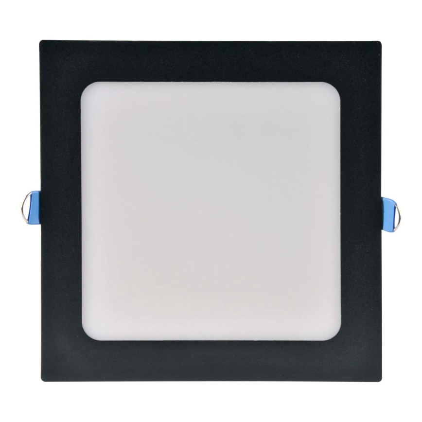 LED Süvistatav valgusti RIGEL LED/10W/230V 4000K 16,8x16,8 cm must