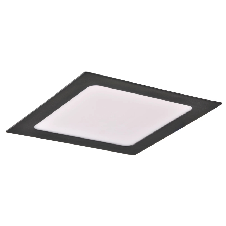 LED Süvistatav valgusti RIGEL LED/10W/230V 4000K 16,8x16,8 cm must