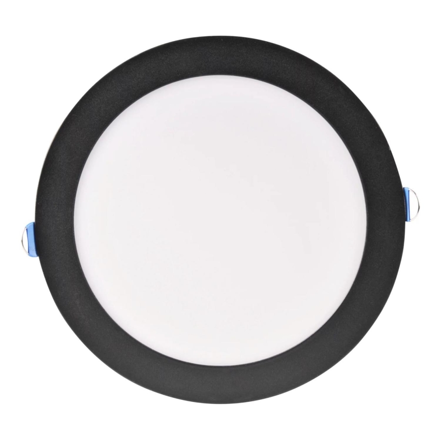 LED Süvistatav valgusti RIGEL LED/14W/230V 4000K d. 22 cm must