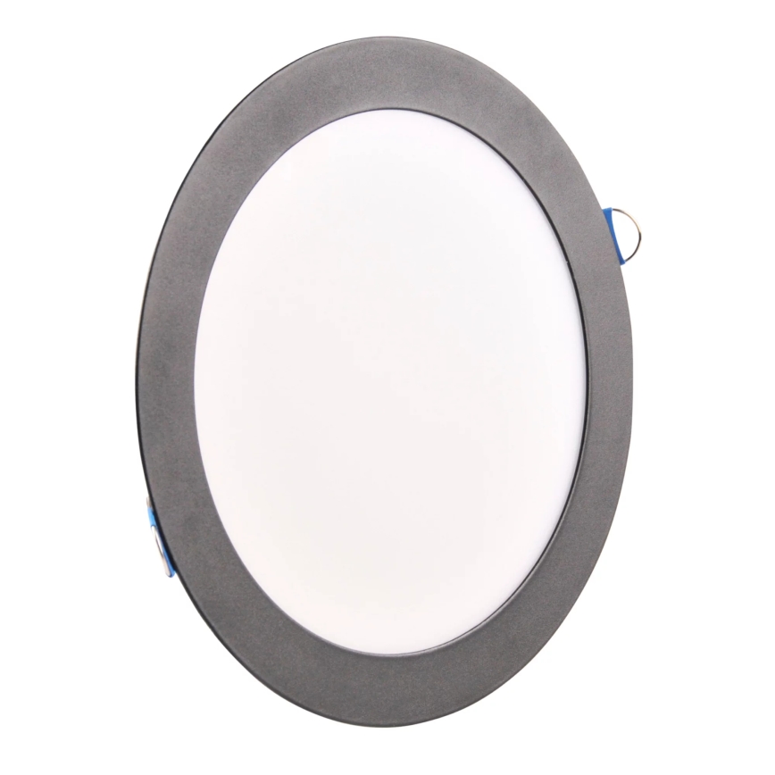 LED Süvistatav valgusti RIGEL LED/14W/230V 4000K d. 22 cm must