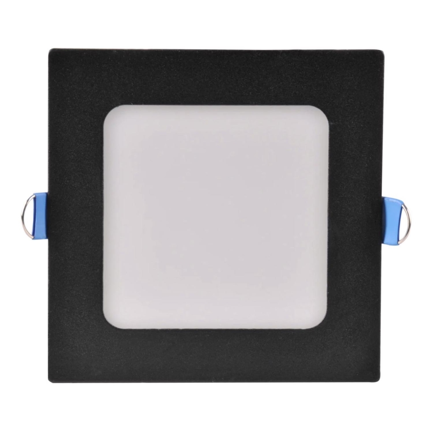 LED Süvistatav valgusti RIGEL LED/4,8W/230V 4000K 11,8x11,8 cm must