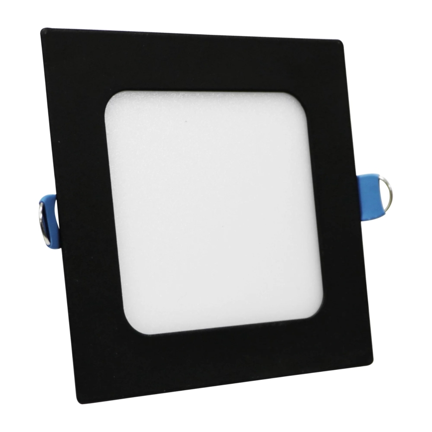 LED Süvistatav valgusti RIGEL LED/4,8W/230V 4000K 11,8x11,8 cm must