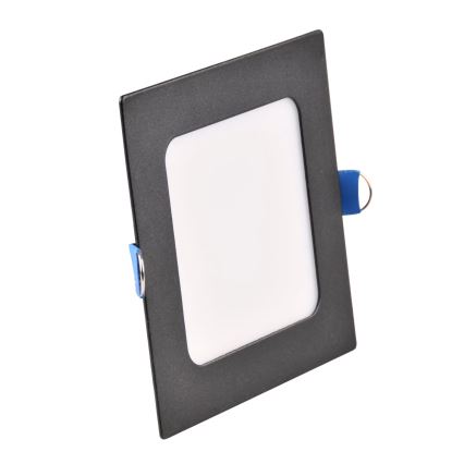 LED Süvistatav valgusti RIGEL LED/4,8W/230V 4000K 11,8x11,8 cm must