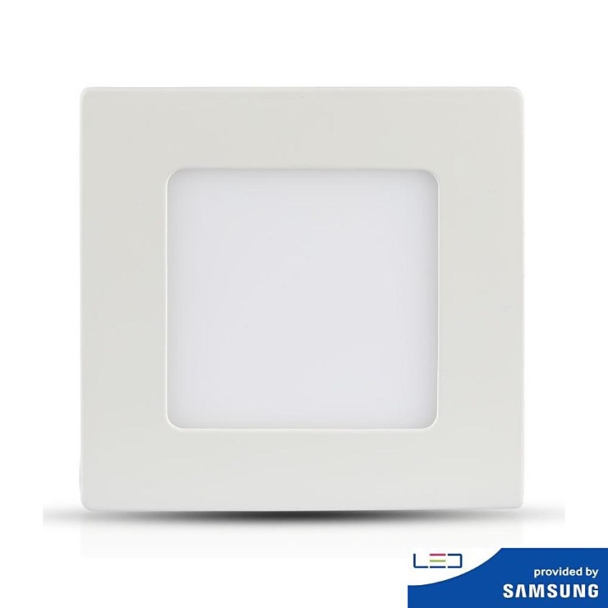 LED Süvistatav valgusti SAMSUNG CHIP LED/12W/230V 6400K ruut