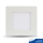 LED Süvistatav valgusti SAMSUNG CHIP LED/12W/230V 6400K ruut