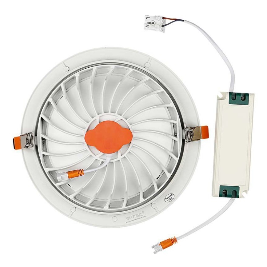 LED Süvistatav valgusti SAMSUNG CHIP LED/20W/230V 3000K