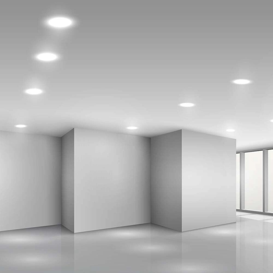 LED Süvistatav valgusti SAMSUNG CHIP LED/24W/230V 4000K d. 29,4 cm valge