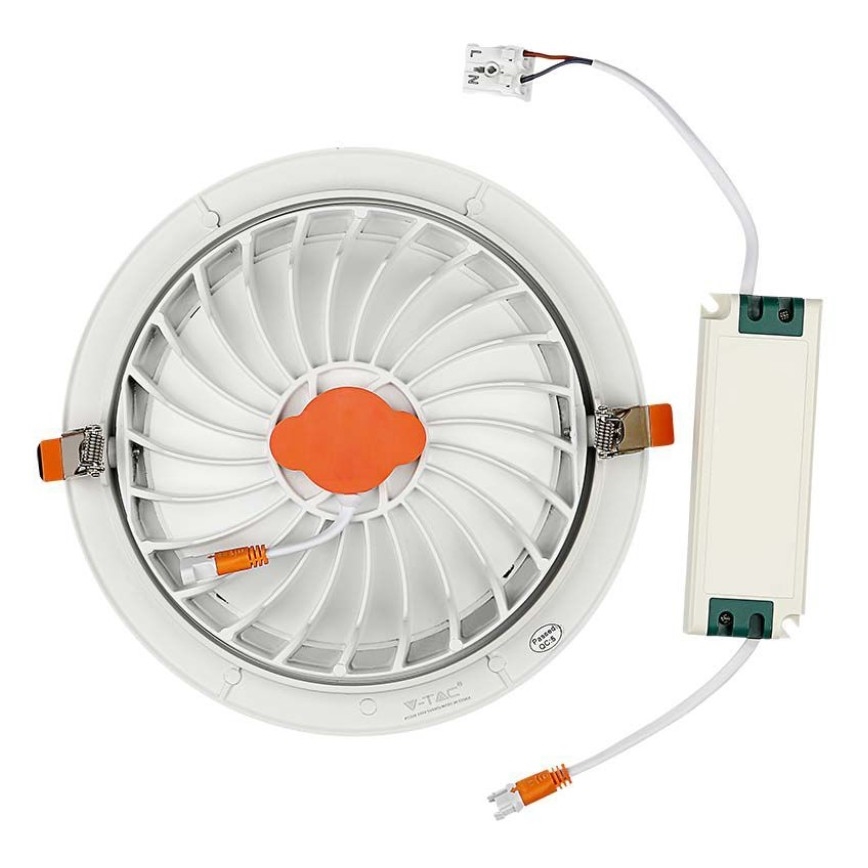 LED Süvistatav valgusti SAMSUNG CHIP LED/30W/230V 6400K