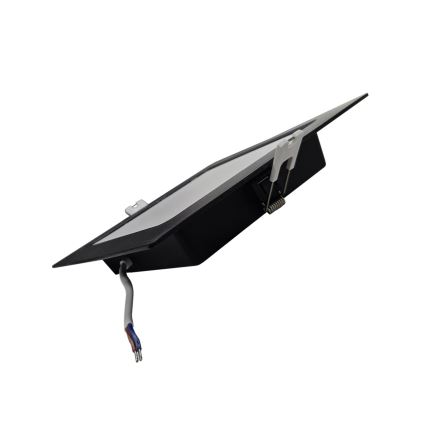 LED Süvistatav valgusti SQUARE LED/12W/230V 4000K 17x17 cm must