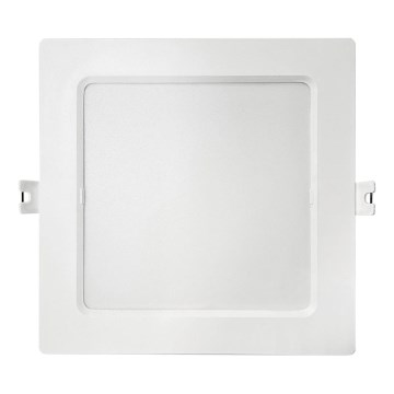 LED Süvistatav valgusti SQUARE LED/12W/230V 4000K 17x17 cm valge