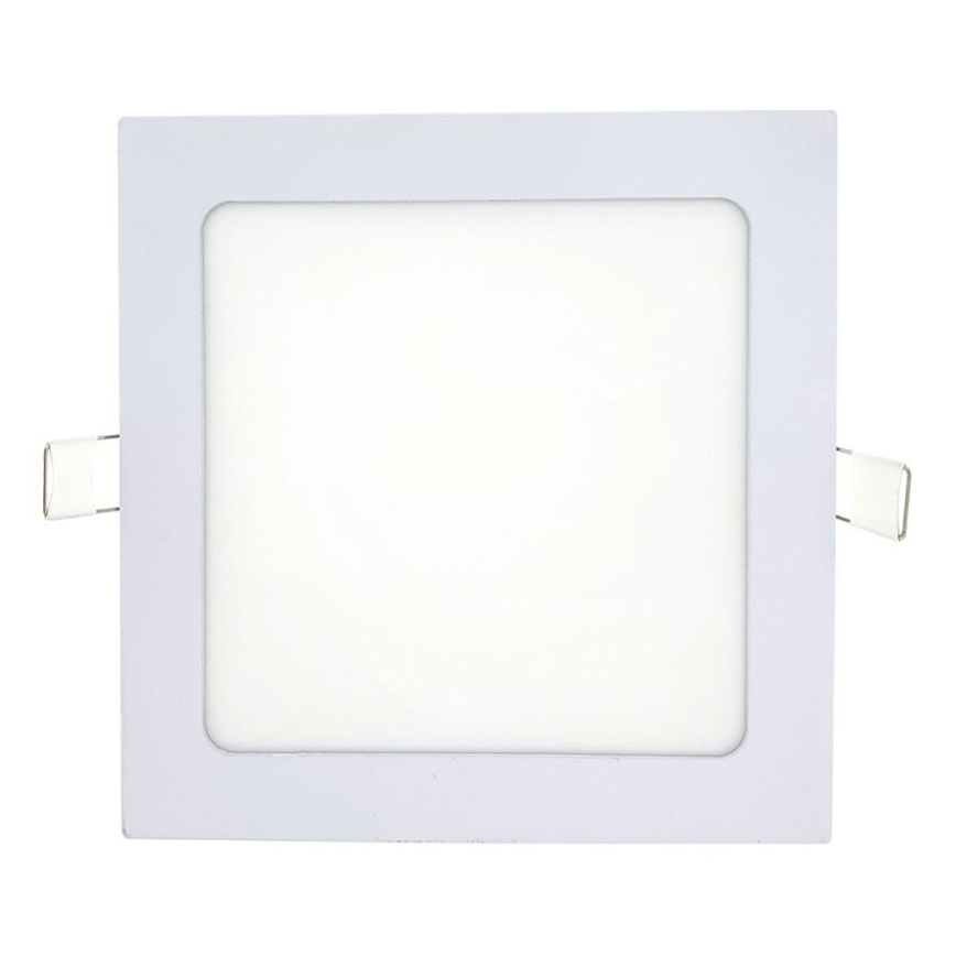 LED Süvistatav valgusti SQUARE LED/12W/230V 4200K 16,8x16,8 cm valge