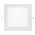 LED Süvistatav valgusti SQUARE LED/15W/230V 4200K 18,8x18,8 cm valge