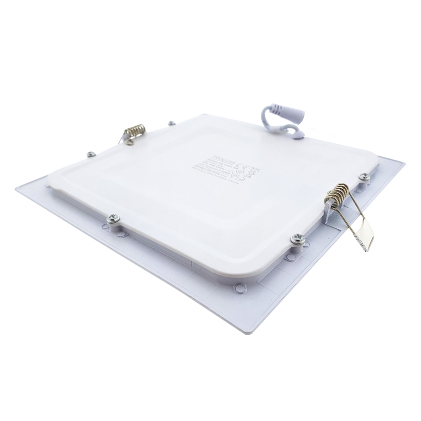 LED Süvistatav valgusti SQUARE LED/15W/230V 4200K 18,8x18,8 cm valge