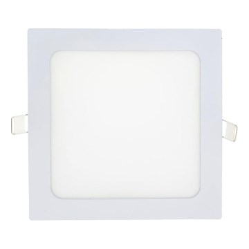 LED Süvistatav valgusti SQUARE LED/15W/230V 6500K 18,8x18,8 cm valge