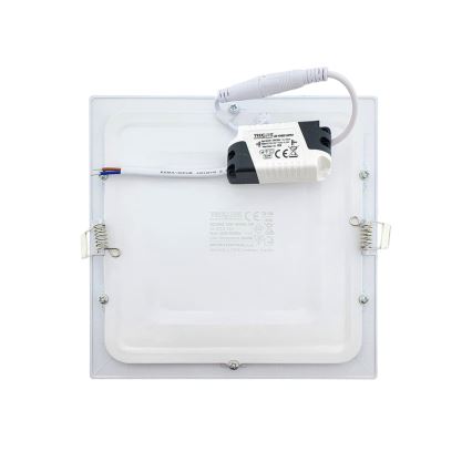 LED Süvistatav valgusti SQUARE LED/15W/230V 6500K 18,8x18,8 cm valge