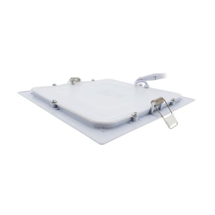 LED Süvistatav valgusti SQUARE LED/15W/230V 6500K 18,8x18,8 cm valge