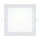 LED Süvistatav valgusti SQUARE LED/18W/230V 2700K 22x22 cm valge