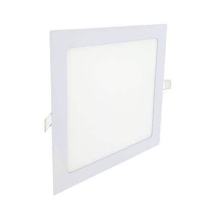 LED Süvistatav valgusti SQUARE LED/18W/230V 2700K 22x22 cm valge
