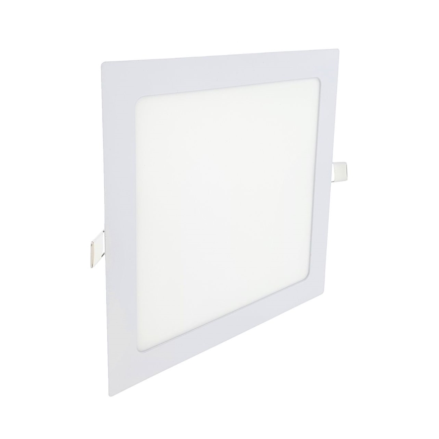 LED Süvistatav valgusti SQUARE LED/18W/230V 2700K 22x22 cm valge