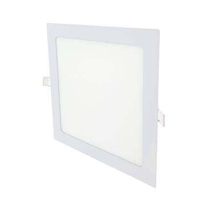 LED Süvistatav valgusti SQUARE LED/18W/230V 2700K 22x22 cm valge