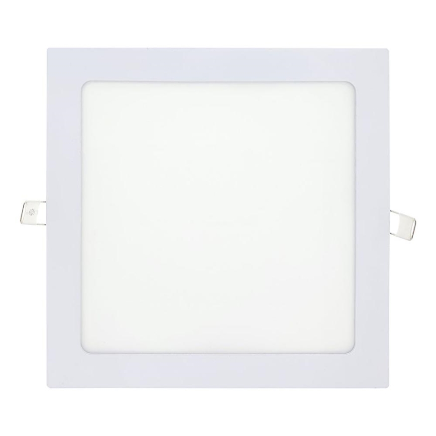 LED Süvistatav valgusti SQUARE LED/18W/230V 4200K 22x22 cm valge