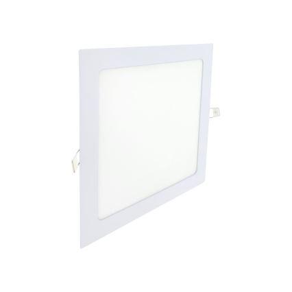 LED Süvistatav valgusti SQUARE LED/18W/230V 4200K 22x22 cm valge