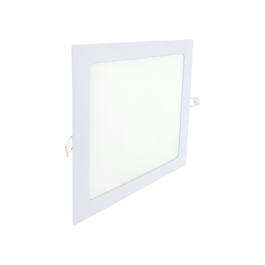 LED Süvistatav valgusti SQUARE LED/18W/230V 4200K 22x22 cm valge