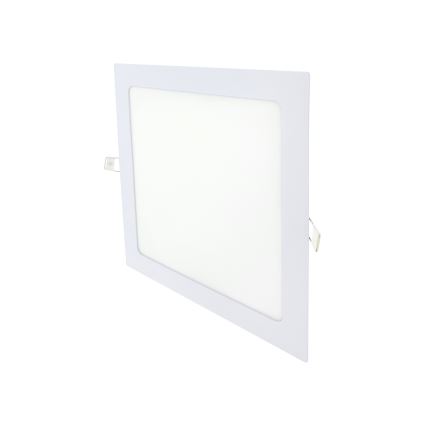 LED Süvistatav valgusti SQUARE LED/18W/230V 4200K 22x22 cm valge