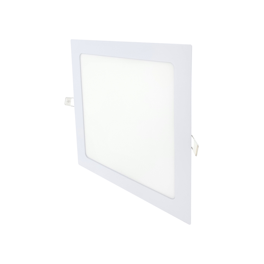 LED Süvistatav valgusti SQUARE LED/18W/230V 4200K 22x22 cm valge