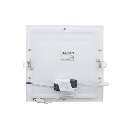 LED Süvistatav valgusti SQUARE LED/18W/230V 4200K 22x22 cm valge